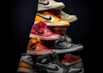 Tênis casual com inspiração artística