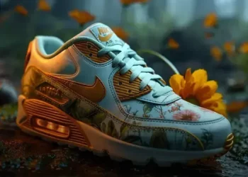 Tênis casual e a mistura de texturas