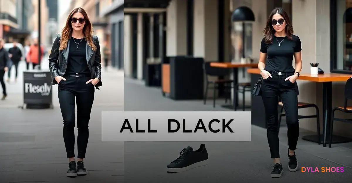 Confira dicas imperdíveis de looks com tênis all black