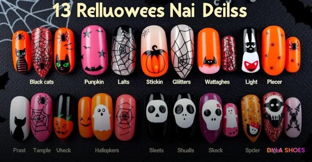 13 Ideias Incríveis de Unhas de Halloween para Arrasar!