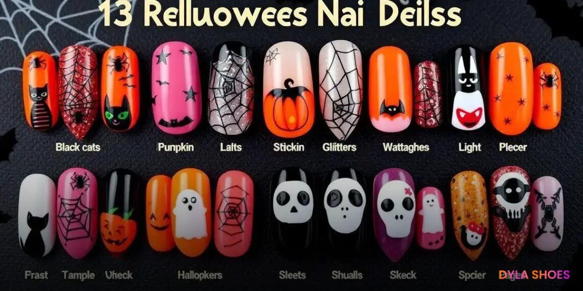 13 Ideias Incríveis de Unhas de Halloween para Arrasar!