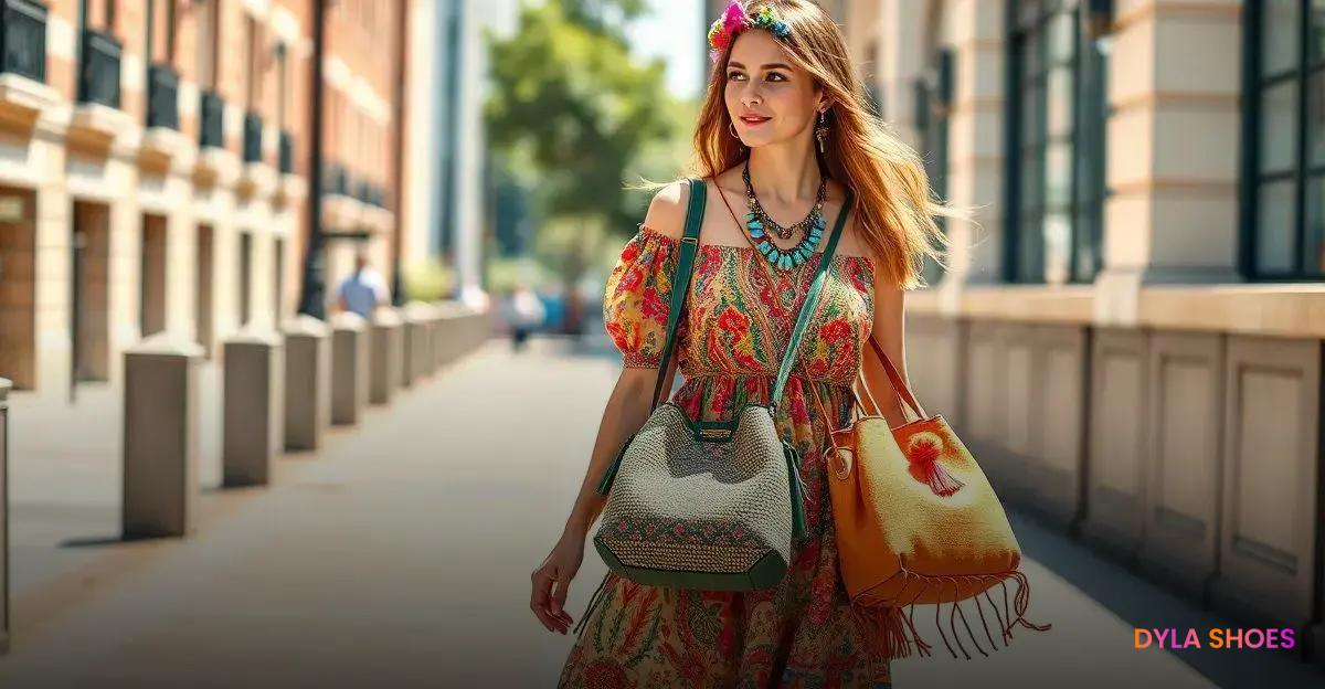 Bolsas artesanais: um toque boho-chic