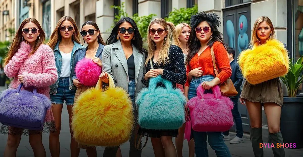 Bolsas peludinhas: o conforto e a criatividade