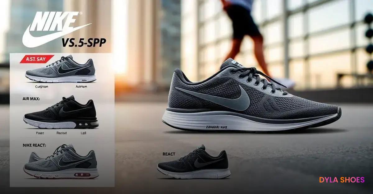 Comparação com outros modelos da Nike