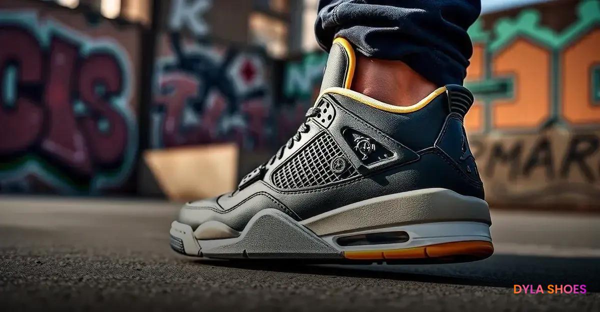 Detalhes ocultos de design na Jordan 4 RM