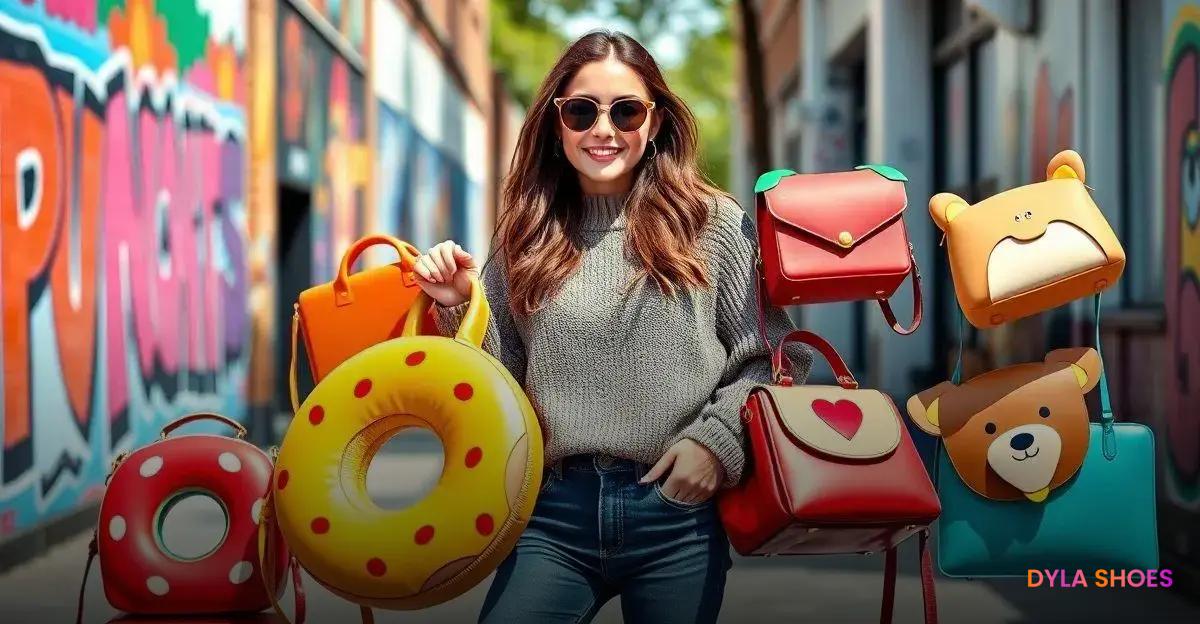 Inspiração: Looks com bolsas divertidas