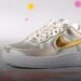 Toques Metálicos em Nike Air Force 1 Low Para Crianças