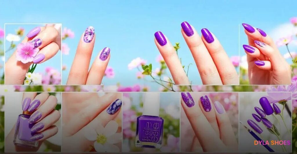 9 Inspirações de Unhas Roxas para Testar na Primavera-Verão