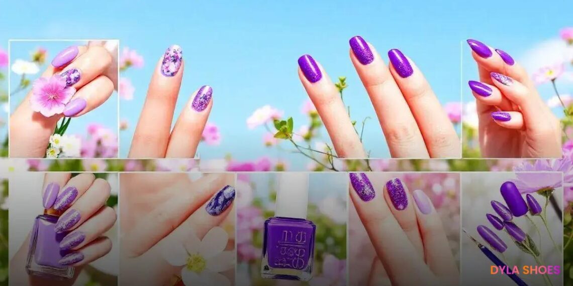 9 Inspirações de Unhas Roxas para Testar na Primavera-Verão