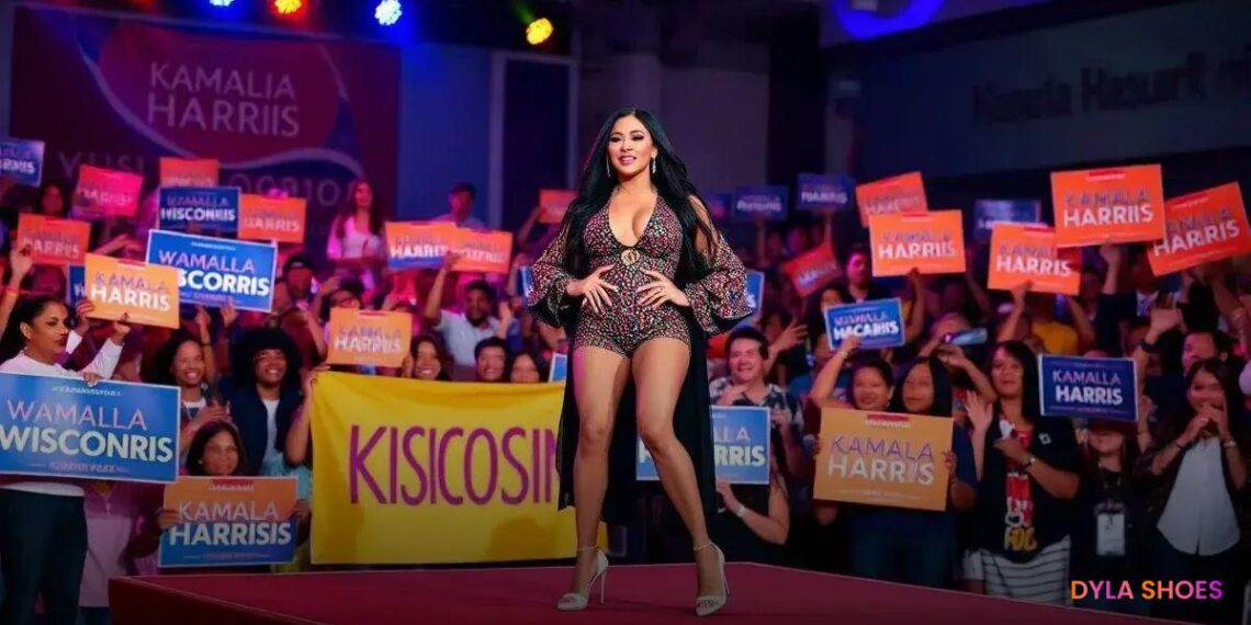 Cardi B Brilha em Sapatos Christian Louboutin em Rally com Kamala Harris