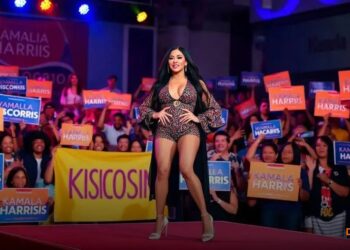 Cardi B Brilha em Sapatos Christian Louboutin em Rally com Kamala Harris