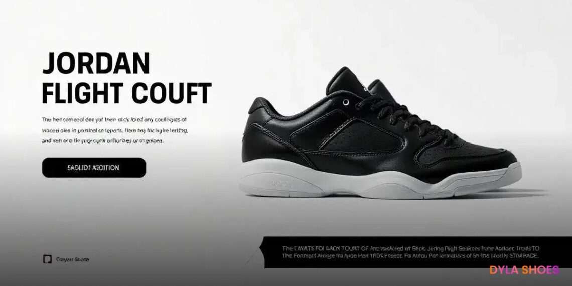 Jordan Flight Court: Novo Modelo Preto e Branco em 2024