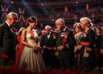 Kate Middleton e Família Real no Festival de Lembrança