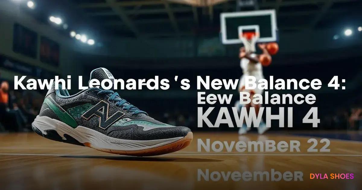 Lançamento do New Balance KAWHI 4 e suas características