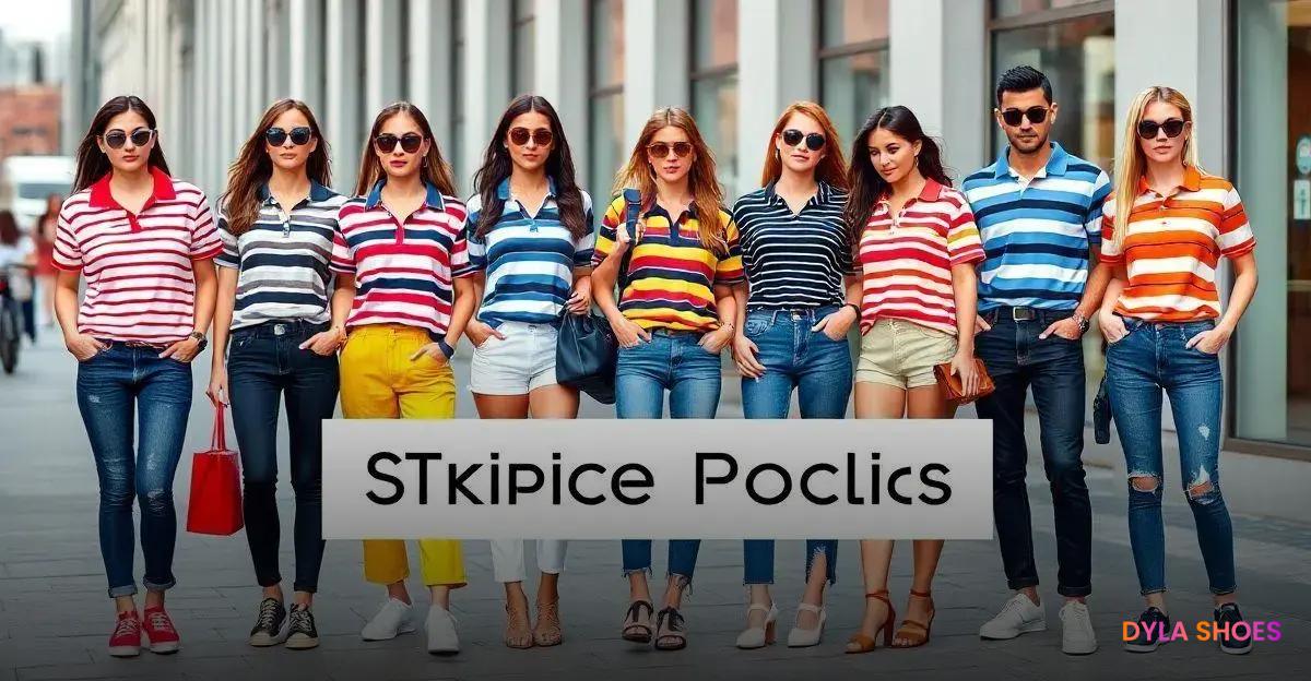 Looks das celebridades com camisa polo listrada